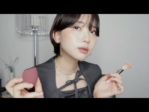 ASMR(Sub) Mean Girl Does Your Makeup | 재수없는 친구의 파티 메이크업 ~