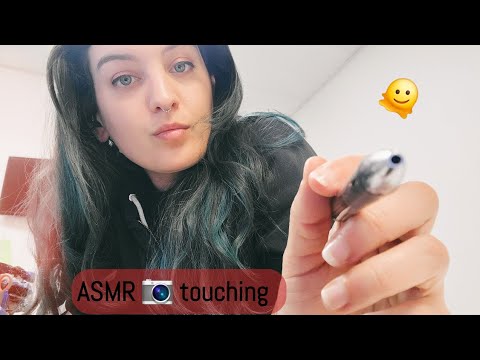 ASMR Work Tingles - mouth sounds, camera touching, whispers, finger tracing 🙂‍↕️