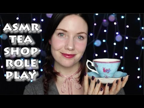 [ASMR] Tea Shop Roleplay - Whispers, Glass Tapping, Boxes, Scratching, Paper Sounds