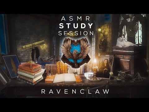 Ravenclaw 🦅 Study Session 📚 ASMR ⋄ Hogwarts ⚡ Harry Potter Inspired Ambience ⋄ Soundscape