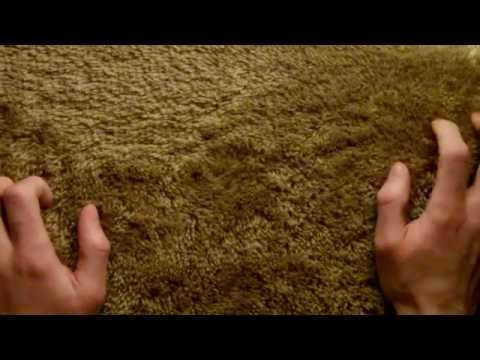 ASMR scratching & brushing a carpet (binaural)
