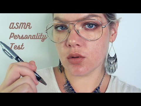 ASMR Personality test on you, soft spoken, writing