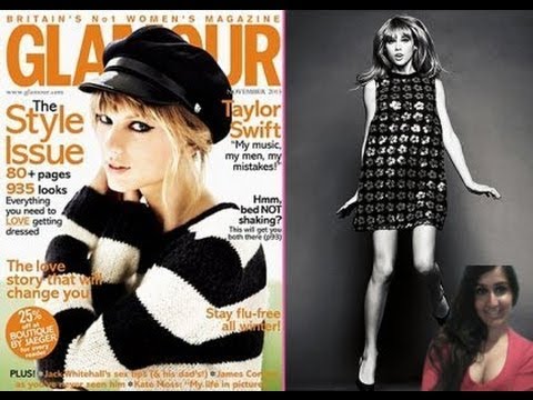 Taylor Swift defends Miley Cyrus in Glamour UK 2013!  & Talks About Dating !? - my thoughts