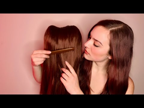 ASMR | Brushing and Styling Knotted Hair