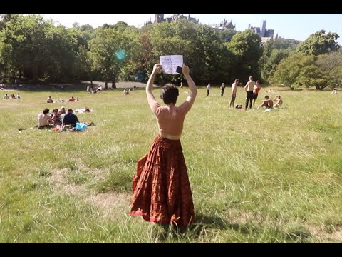 I danced alone and (some) people joined in! - Kelvingrove Park Glasgow