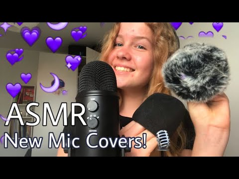 ASMR Trying out mic covers 🎙