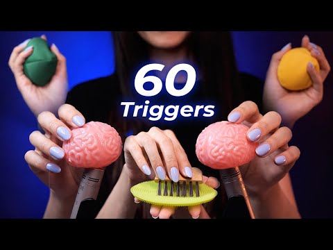 ASMR 60 Triggers in 60 Seconds (No Talking)