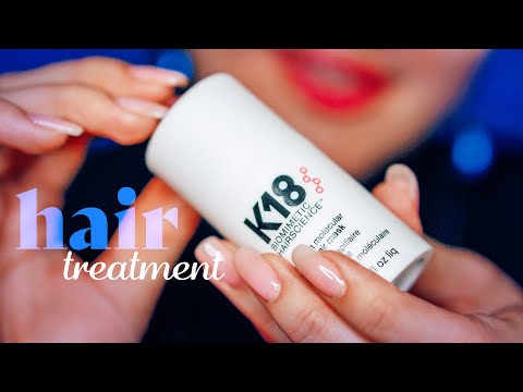 ASMR ~ Hair Treatment ~ Brushing, Layered Sounds, Personal Attention, Closeup