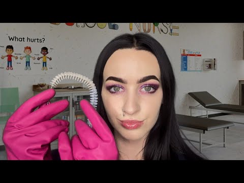 [ASMR] Unbothered School Nurse Lice Check But It's All....Wrong