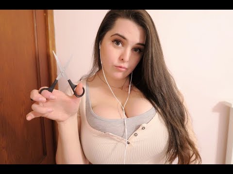 ♡ Sweet/ Crazy Girlfriend Gives You a Haircut (ASMR Roleplay) ♡