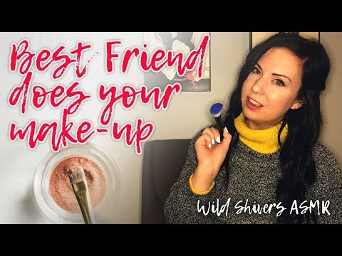 ASMR Makeup Roleplay from a Friend with Whispering
