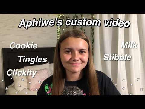ASMR | Trigger words - Aphiwe’s custom video