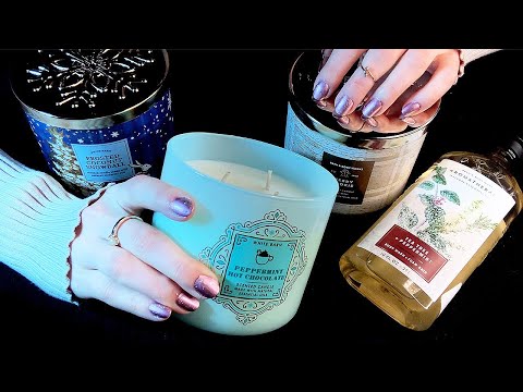 ASMR Bath and Body Works | Candle Tapping (whispered)
