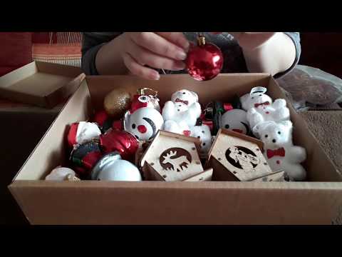 Vánoční ozdoby asmr cz/Christmas decorations asmr