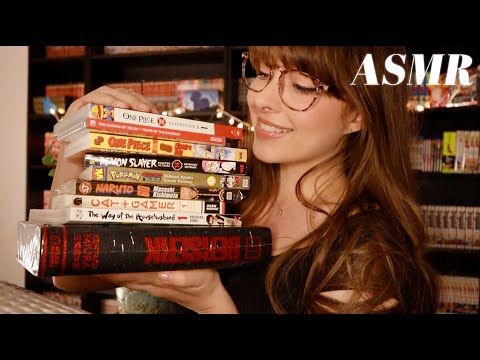 ASMR 📕 Manga Library Roleplay! · Personal Attention · Keyboard Typing · Tapping · Gentle Music