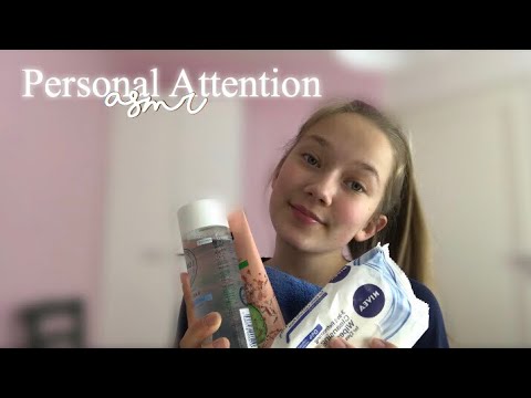 ASMR Personal Attention: Taking Off Makeup, Applying Facemask | Visual Triggers ✨