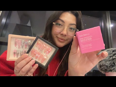 ASMR haul (part 2 from melbourne trip!)💗 ~random triggers, tapping, scratching, whispering~