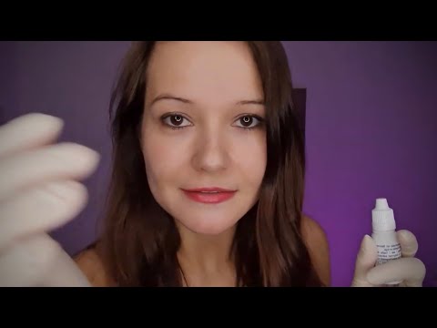 ASMR Eye Exam & Ear Cleaning, Ophthalmologist Doctor Roleplay