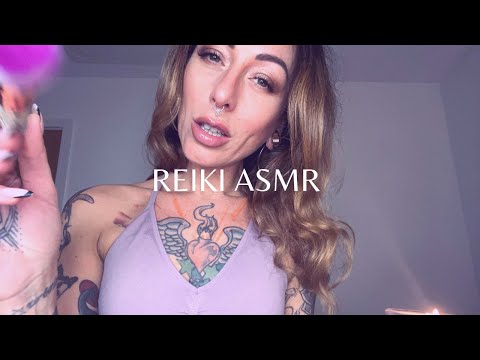 The most sensual ASMR Reiki ever 🧿 Brushing you, glasses tapping, close personal attention 🕯