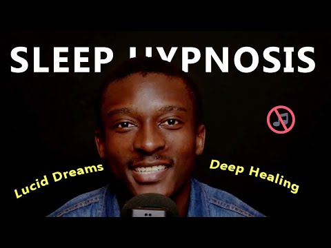 ASMR Whispered Sleep Hypnosis For Lucid Dreaming & Deep Healing | No Music | 10 Hours