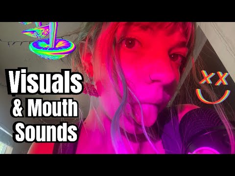 ASMR UpClose Visuals & Mouth Sounds, Kisses & More…