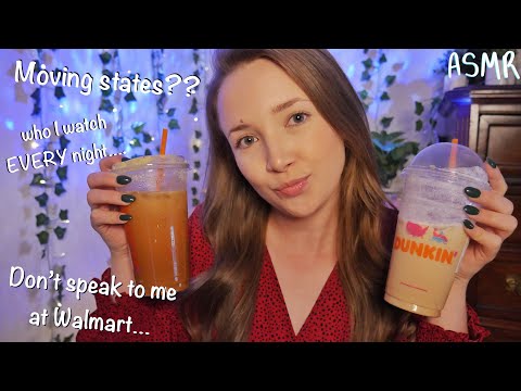 ASMR Dunkin Fall Drinks + Chit-Chat Ramble ☕️💙