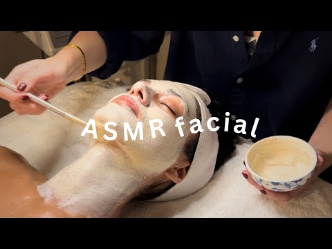 [ASMR] Real Facial With Relaxing Spa Sounds