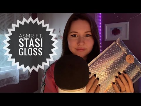 ASMR ft. Stasi Gloss✨ (lip gloss sounds, scratching, tapping, whispers + more!)