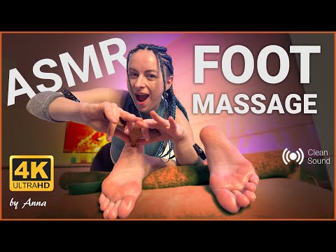Deep Tissue ASMR Foot Massage by Anna