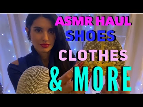 🛍 ASMR Whispered Haul - Clothing, Shoes, and More 🛍