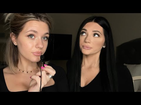 ASMR| INAUAUDIBLE WHISPERING FT. GRACEV (TWIN PERSONAL ATTENTION)
