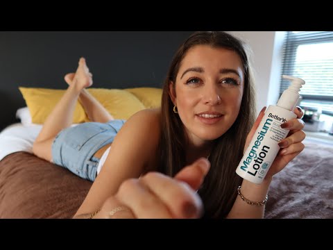 girlfriend treats you to a hand massage [ASMR] wet lotion sounds & affirmation