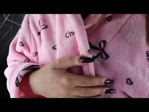 ASMR dressing up with sounds💤💜