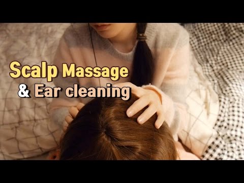 [한국어 ASMR] 머리 쓰다듬기와 끈끈이 귀청소 / Ear cleaning / korean 3D ASMR