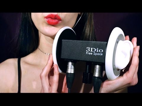 1 HOUR ASMR Layered Kiss, Breathing Blowing, Mouth Sounds, Ear Massage 💗