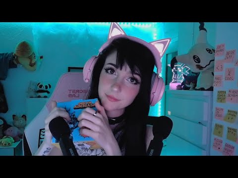 auditive & visual ASMR ~ tapping, face brushing, crinkles & more :3 stream favourites