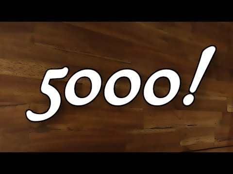 Quick Yay for 5000 tinglelings! (A bit loud with background noise)