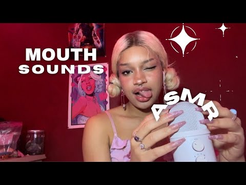 ASMR Mic Scratching + Mouth Sounds, Mic Tapping, nails, personal attention, fast and aggressive asmr