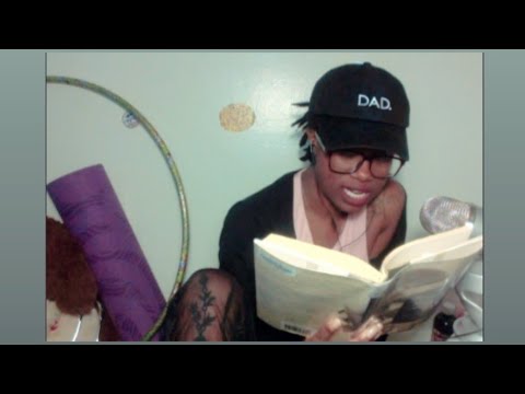 chewing gum asmr & reading to you