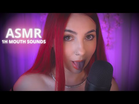 ASMR 1H ✨ Mouth Sounds, tuc tuc, nomnom