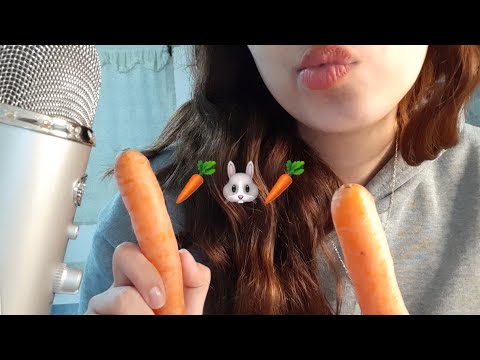 ASMR comiendo zanahoria | sonidos crujientes | crunchy sounds