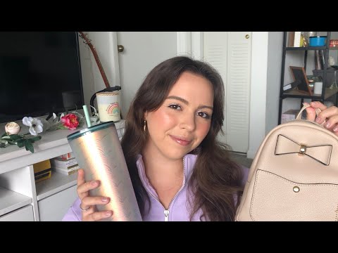 ASMR Cute Haul 💜(clothes, accessories, jewelry, home decor)
