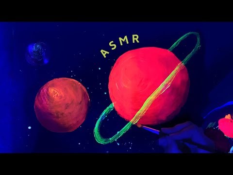 Paint Outer Space with Me at the Glowing Place ASMR
