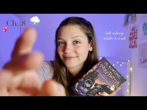 ASMR | Fall Asleep as I Read to You During a Thunderstorm (Harry Potter Ch. 8)