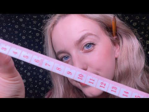 ASMR | Drawing and Measuring you ✏️ 📏 [pencil and paper sounds]