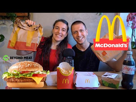 MCDONALD’S MUKBANG 🍟  | Provo McPlant per la prima volta 🌱 | ASMR *eating sounds*