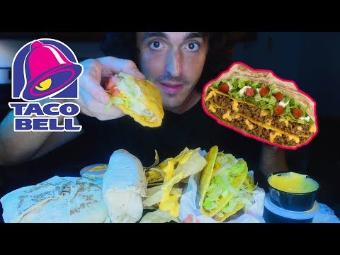 *NEW* TACO BELL Triple Double CRUNCH WRAP + Burrito Tacos Chalupa Nachos | Nomnomsammieboy