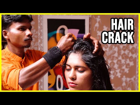 *EXTREMELY LOUD* neck and hair CRACK by MASTER CRACKER 🟡 ASMR Barber