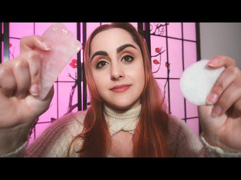 4K ASMR Spa | Soothing and Calming Face Massage and Drainage