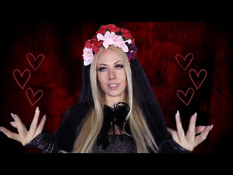 ASMR The Wife Of Your... Dreams | Soft Speaking & Fabric Rubbing | Cosplay Roleplay | Halloween RP